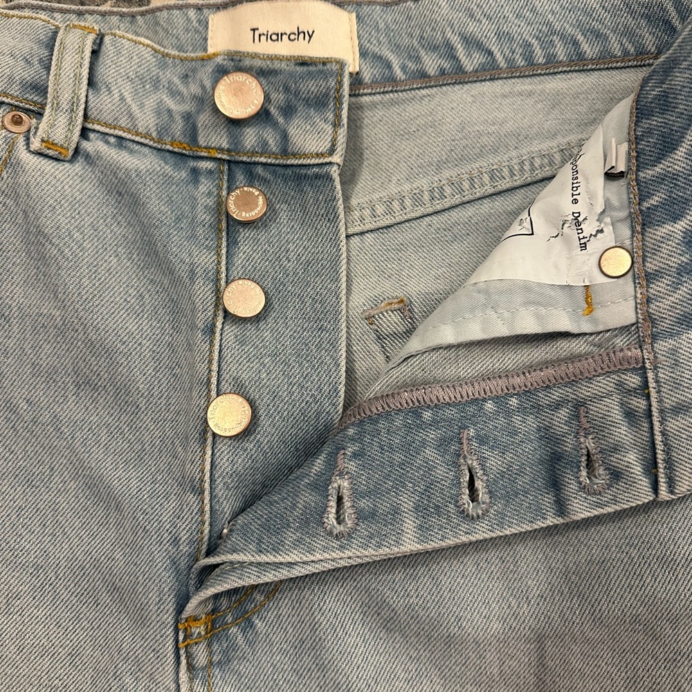 Triarchy denim shorts